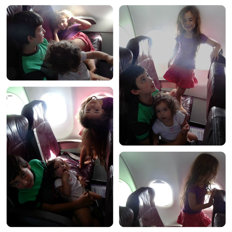 flying with kids