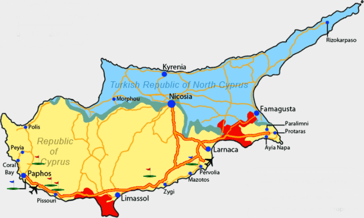 cyprus map